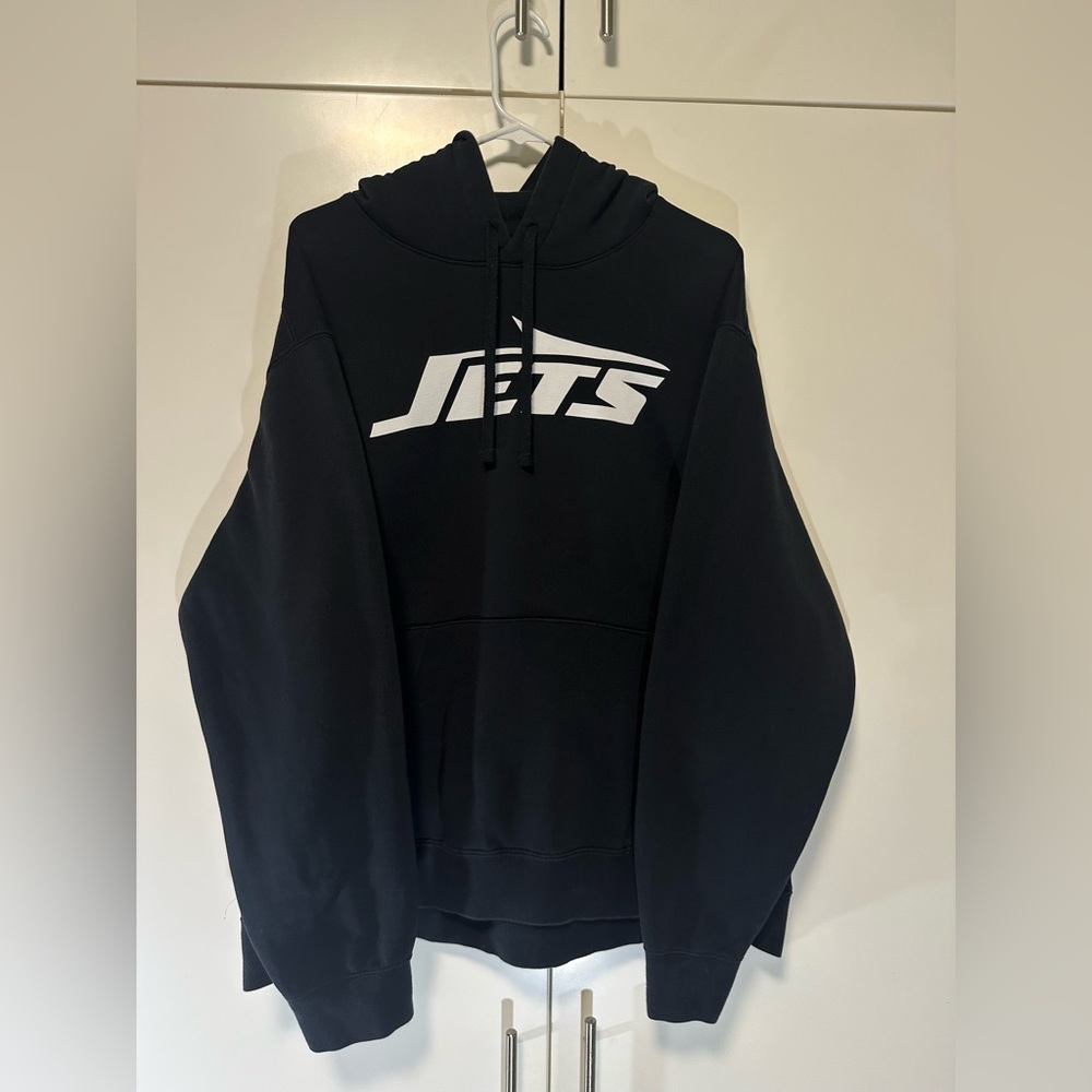 NFL New York Jets Nike Aaron Rodgers Hoodie Football Sweatshirt Men's XL Black